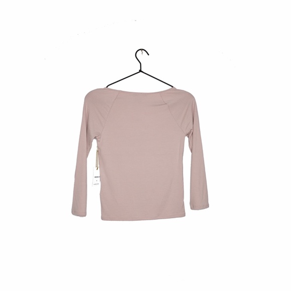 Forever 21 Ruched Ribbed Blush Top NWT - Picture 6 of 7